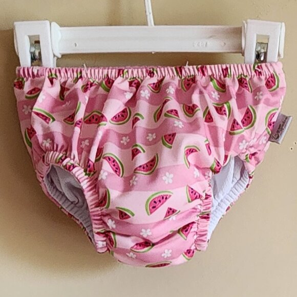 I Play Green Sprouts watermelon pullup reusable swim diaper. Size 12 months NWOT - Picture 1 of 4